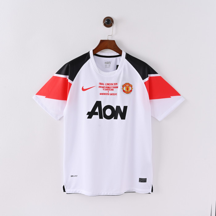 Retro Man United Jersey 2011-12 Away Football Kit Soccer Jersey