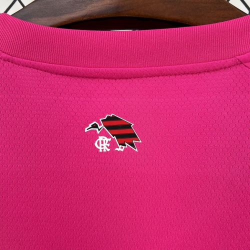 Flamengo Jersey 25/26 Pink Goalkeeper Football Kit Soccer Jersey