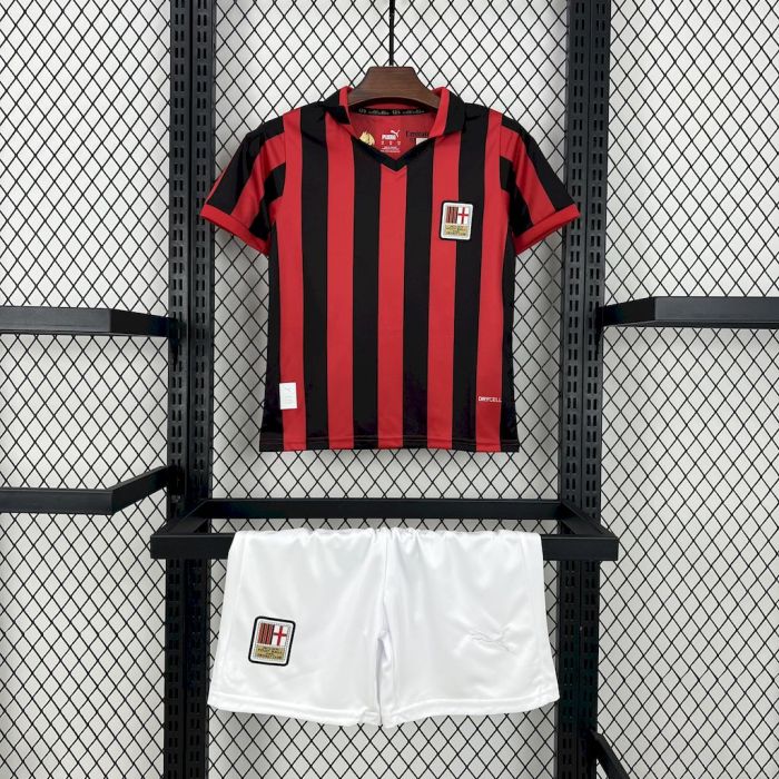 Kids AC Milan Jersey 24/25 Football Kit Soccer Jersey