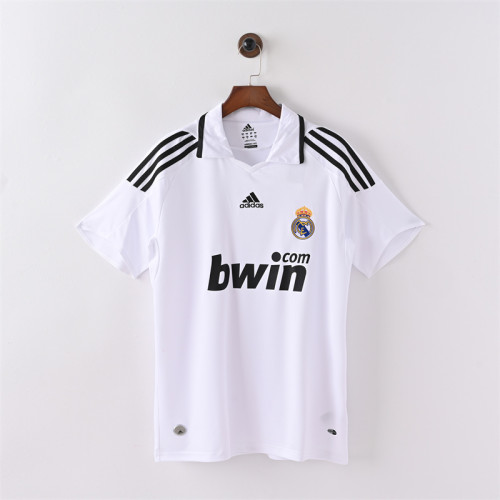 Retro Real Madrid Jersey 2008/09 Home Football Kit Soccer Jersey