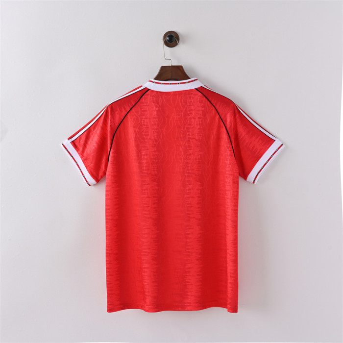 Retro Man United Jersey 1991-92 Home Football Kit Soccer Jersey
