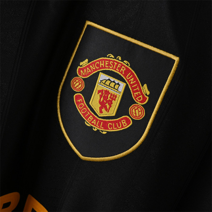 Retro Man United Jersey 1993-94 Away Football Kit Soccer Jersey