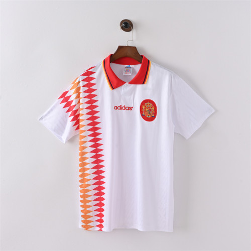Retro Spain Jersey 1994 Away Football Kit Soccer Jersey