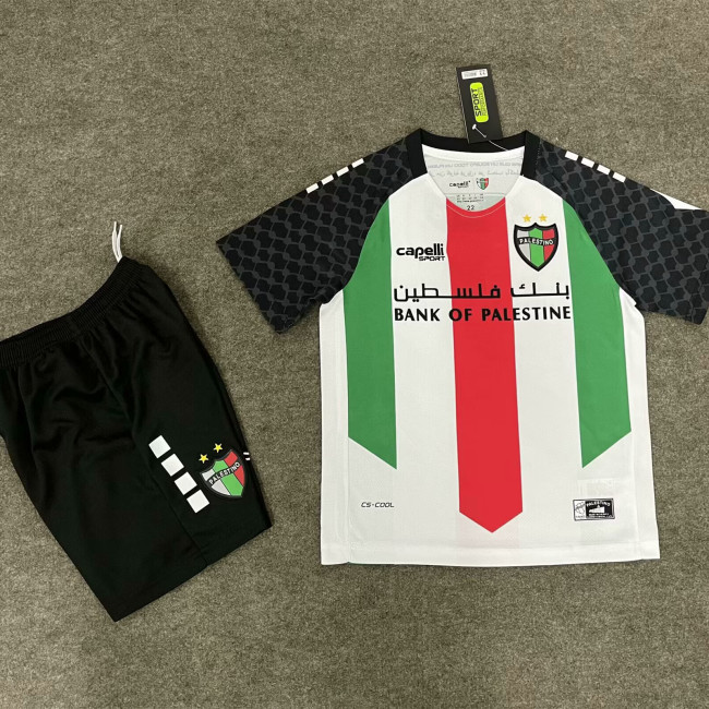 Kids Palestine Jersey 25/26 Home Football Kit Soccer Jersey