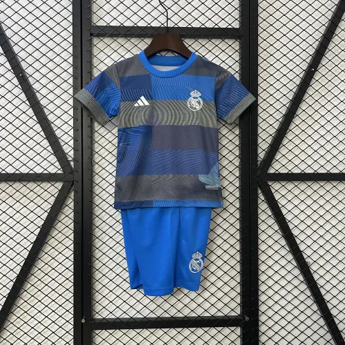 Kids Real Madrid Jersey 25/26 Pre-Match Football Kit Soccer Shirt