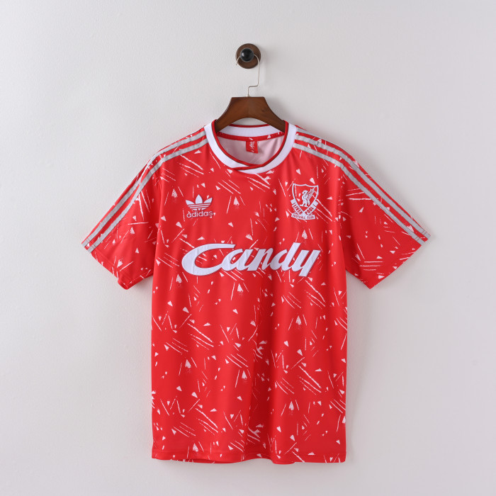 Retro Liver Home Jersey 1989-91 Football Kit Soccer shirt