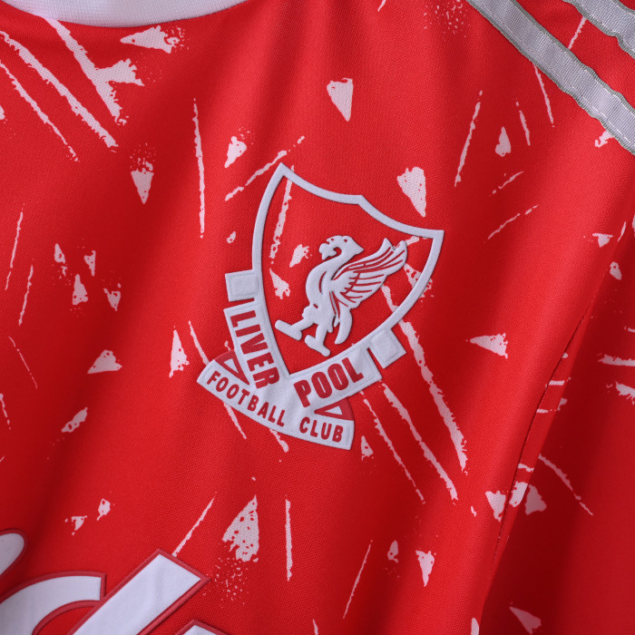 Retro Liver Home Jersey 1989-91 Football Kit Soccer shirt