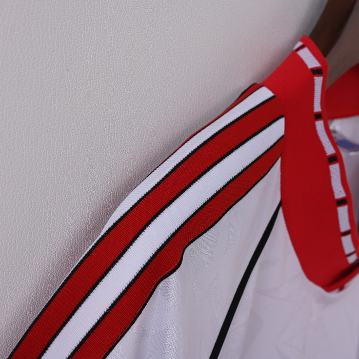 Retro Manchester United Jersey 1990-91 Away Football Kit Soccer Jersey