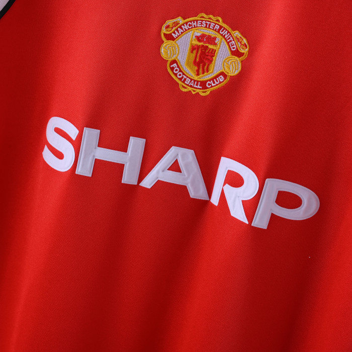 Retro Man United Home Jersey 1985 Football Kit Soccer Jersey