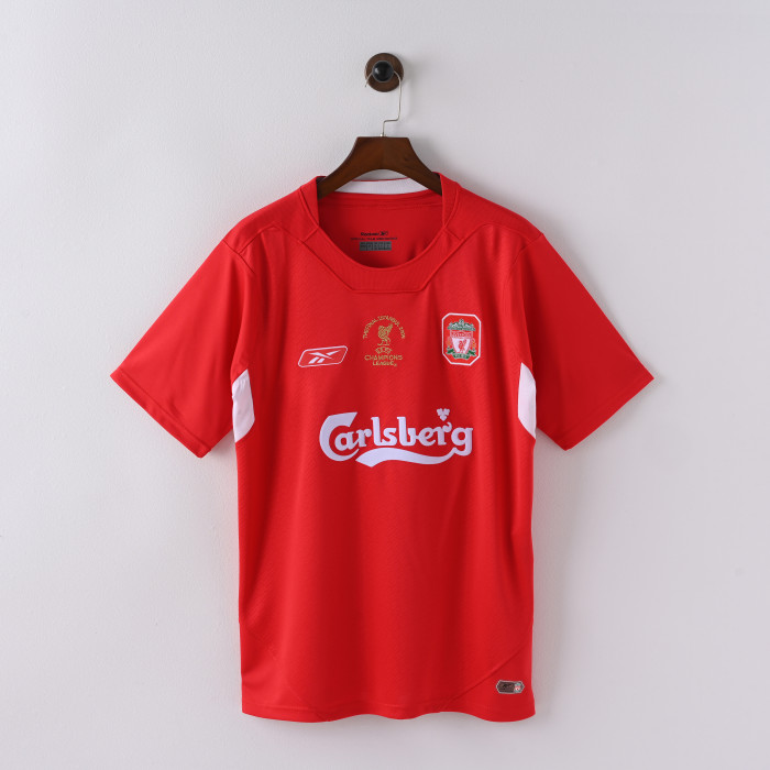 Retro Liver Home Jersey 2004-05 Football Kit Soccer shirt