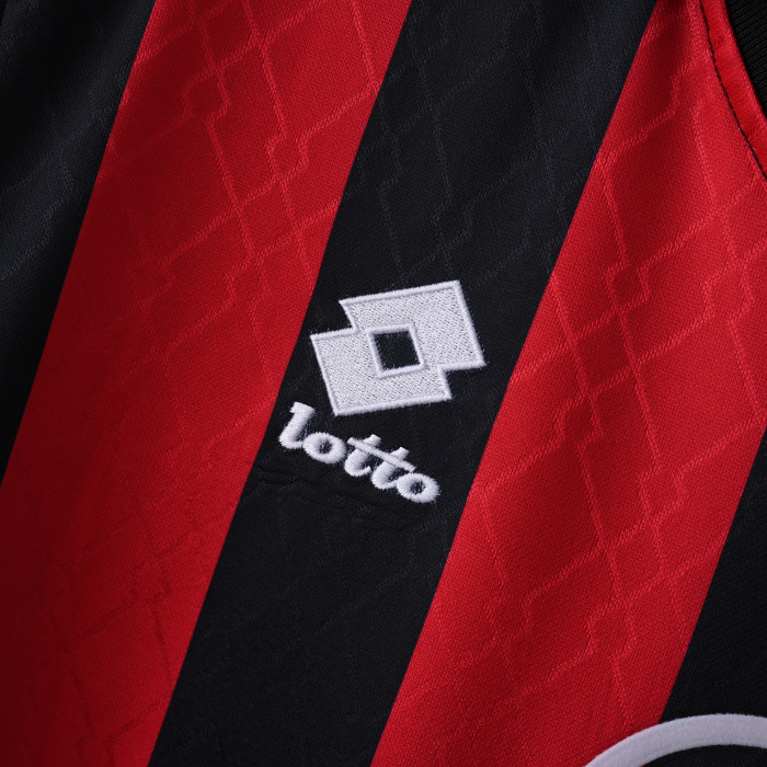Retro AC Milan Jersey 1995-96 Home Football Kit Soccer Jersey