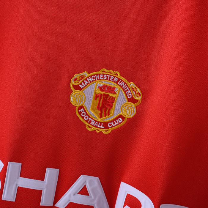 Retro Man United Home Jersey 1985 Football Kit Soccer Jersey