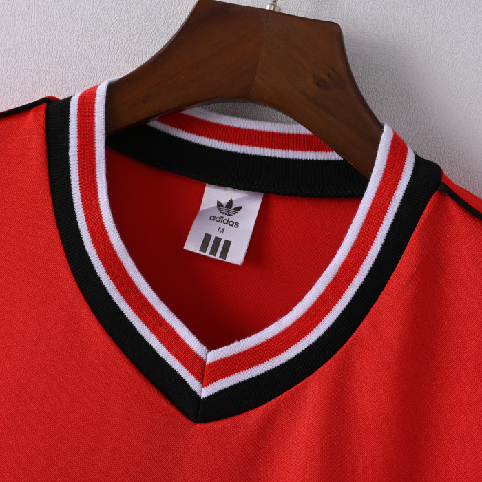 Retro Man United Home Jersey 1985 Football Kit Soccer Jersey