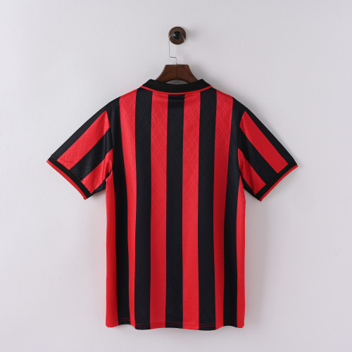 Retro AC Milan Jersey 1995-96 Home Football Kit Soccer Shirt