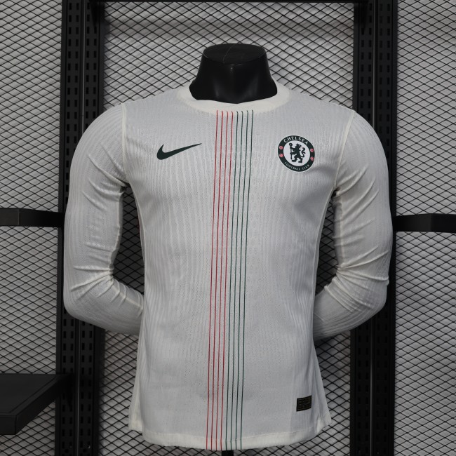 Player Version Chelsea Jersey 25/26 Long Sleeves Football Kit Soccer Jersey