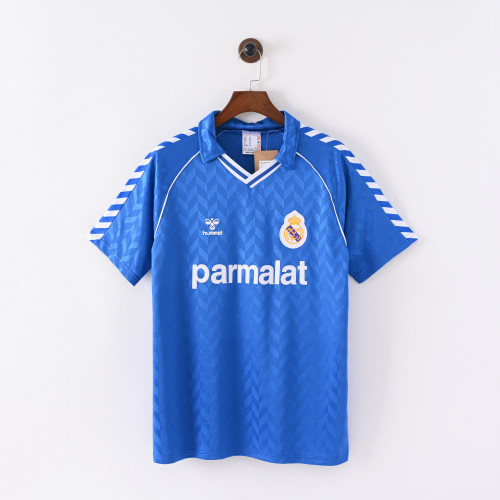 Retro Real Madrid Jersey 1986-87 Away Football Kit Soccer Jersey