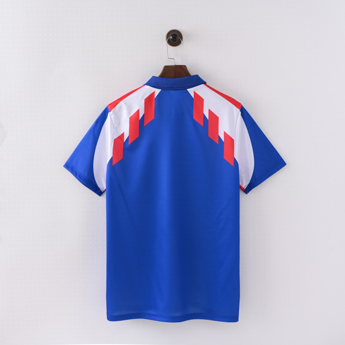 France Jersey Home Kit 1988 1990 Retro Football Team Soccer Shirt