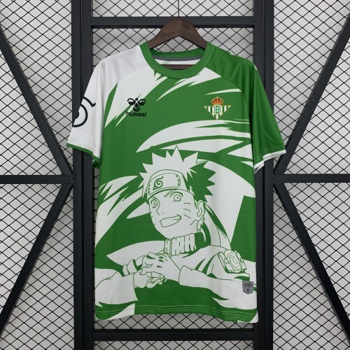 Real Betis Jersey Naruto 25/26 Football Kit Soccer Jersey