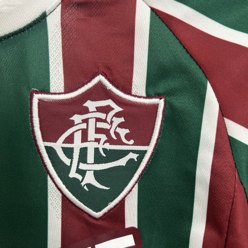 Kids Fluminense Jersey 25/26 Home Football Kit Soccer Jersey