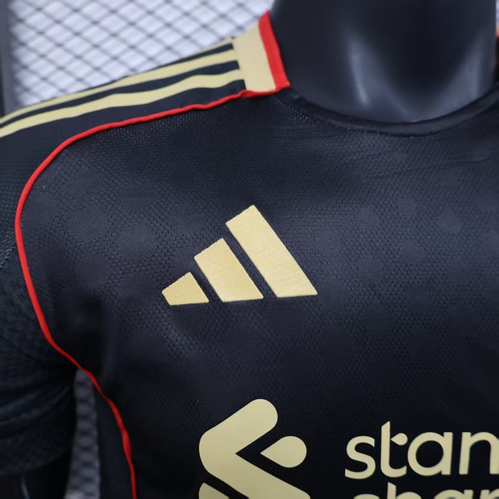 Player Version Liverpool Black Jersey 25/26 Football Kit Soccer Jersey