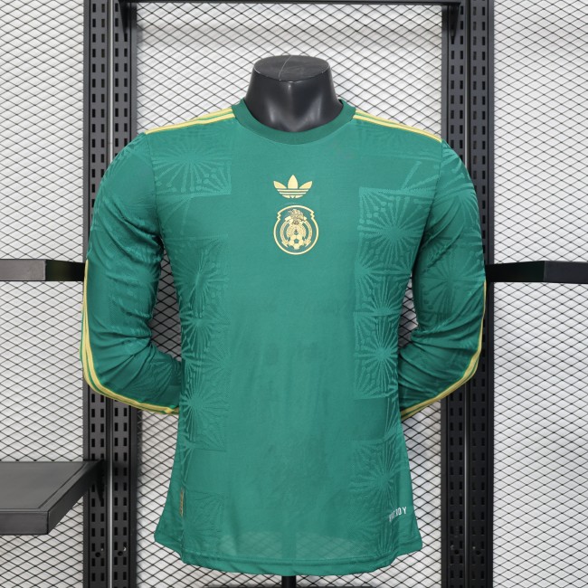 Long Sleeves Player Version Mexico Jersey 25/26 Football Kit Soccer Jersey
