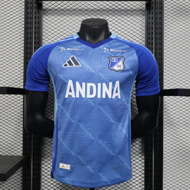 Player Version Millonarios FC Home Jersey 25/26 Football Kit Soccer Jersey