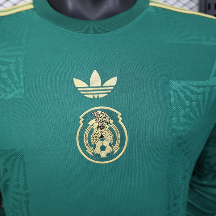 Long Sleeves Player Version Mexico Jersey 25/26 Football Kit Soccer Jersey