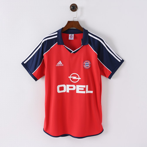 Retro Bayern Munich Home Jersey 2000/01 Football Kit Soccer Jersey