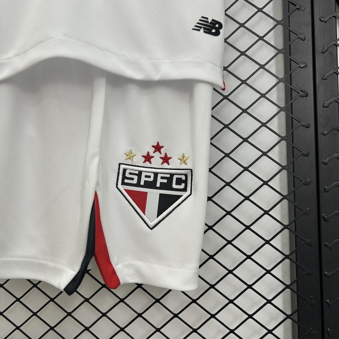Kids Sao paulo Jersey 25/26 Home Football Kit Soccer Jersey