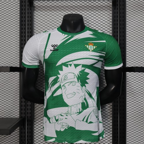 Player Version Real Betis Jersey Naruto 25/26 Football Kit Soccer Jersey