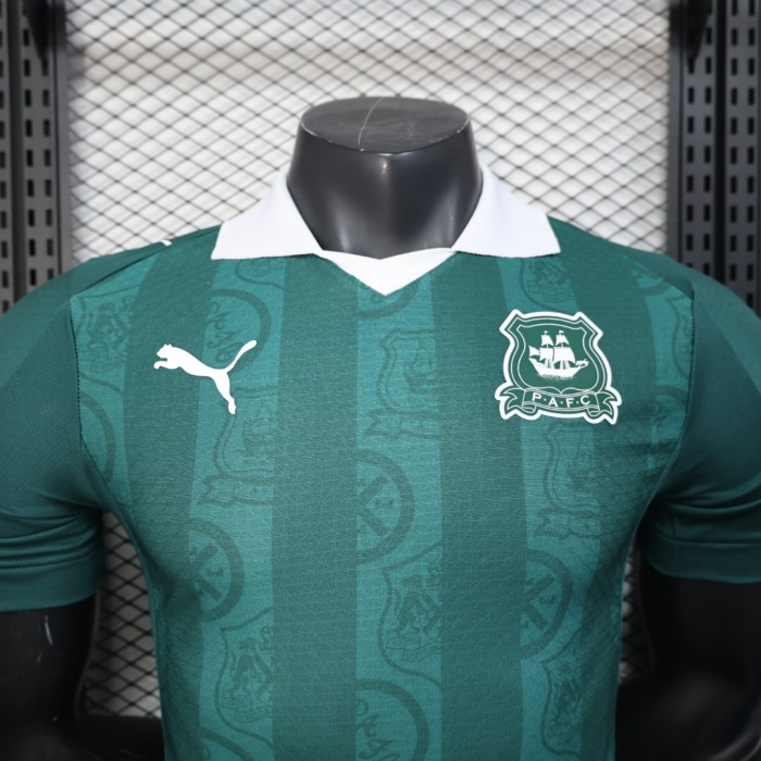Player Version Plymouth Argyle Jersey 25/26 Home Football Kit Soccer Jersey