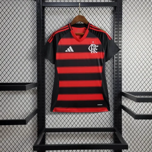 Women Flamengo Jersey 25/26 Home Football Kit Soccer Jersey