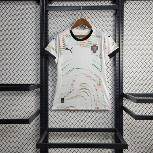 Women Portugal Jersey 25/26 Away Football Kit Soccer Jersey