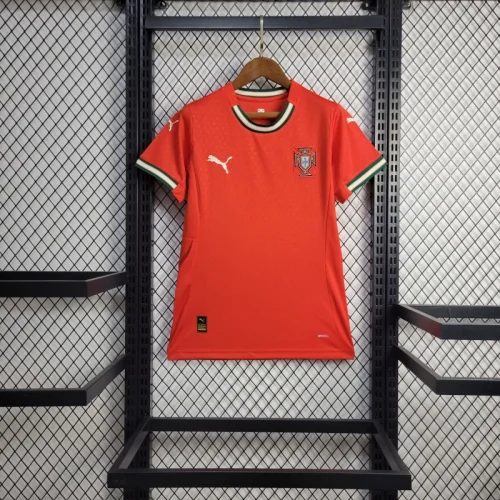 Women Portugal Jersey 25/26 Home Football Kit Soccer Jersey