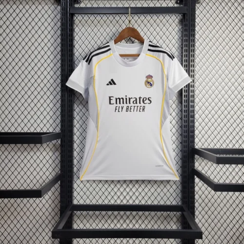 Women Real Madrid Home Jersey 25/26 Football Kit Soccer Jersey
