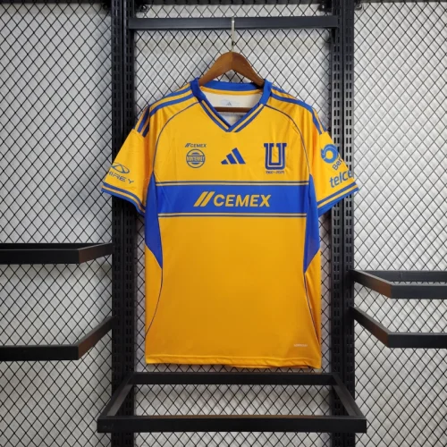 Club Tigres Home Jersey 25/26 Football Kit Soccer Jersey