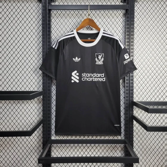Liverpool Goalkeeper Jersey 25/26 Black Football KIt Soccer Jersey