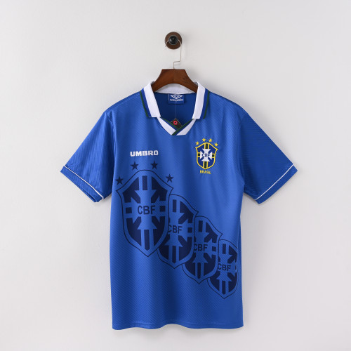 Retro Brazil Away Jersey 1996 Football Kit Soccer Jersey