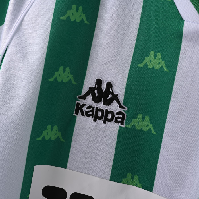 Retro Real Betis Home Jersey 1995-96 Football Kit Soccer Jersey