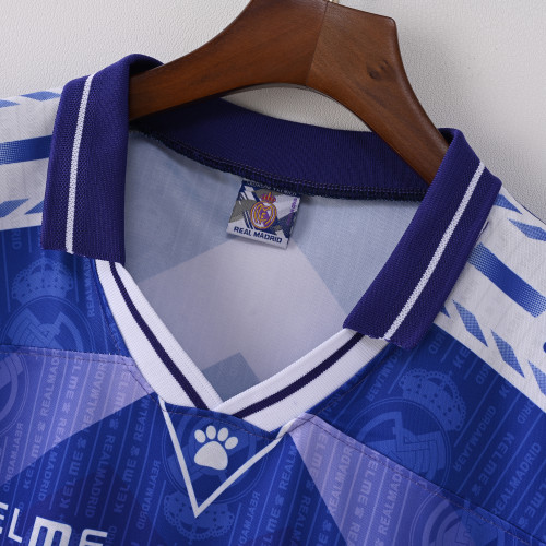 Retro Real Madrid Away Jersey 1996-97 Football Kit Soccer Jersey