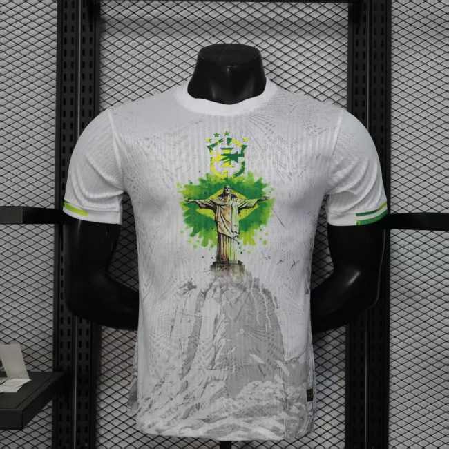 Player Version Brazil White Jersey 2025 Football Kit Soccer Jersey