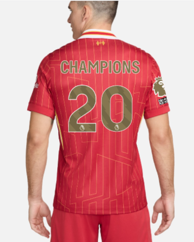 Liverpool Home Jersey Champions 24/25 Football Kit Soccer Jersey