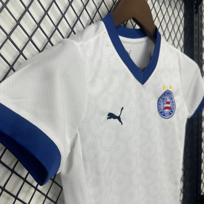 Kids Esporte Clube Bahia Home Jersey 25/26 Football Kit Soccer Jersey