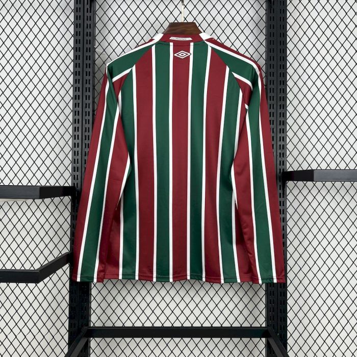 Fluminense Home Jersey 25/26 Long Sleeves Football Kit Soccer Jersey