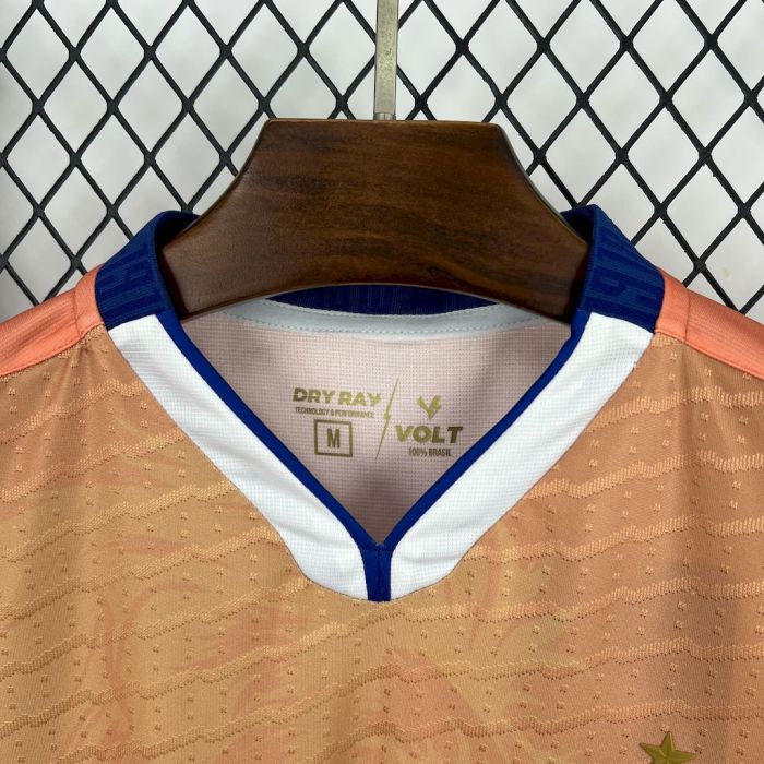 Fortaleza Goalkeeper Jersey 25/26 Orange Football Kit Soccer Jersey