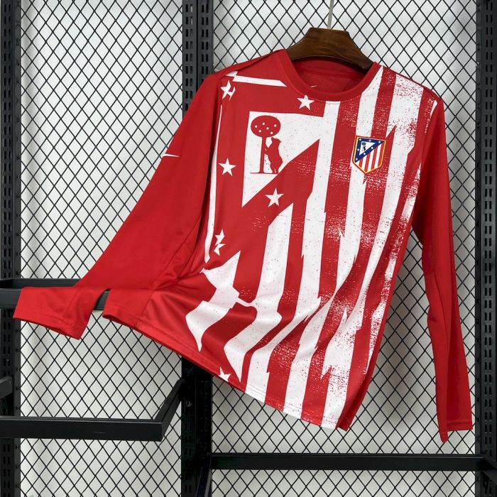 Atletico Madrid Jersey 25/26 Pre-Match Training Football Kit Soccer Jersey