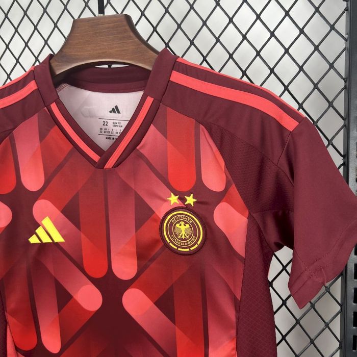 Kids Germany Away Jersey 2025 Women's Euro Football Kit Soccer Jersey