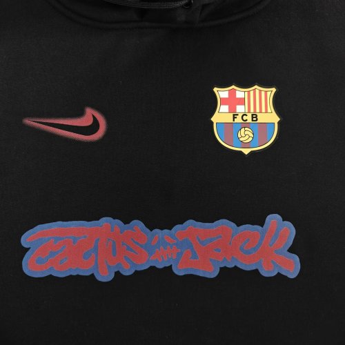 Travis Scott x Nike x FC Barcelona Spray Logo Hoodie 25/26