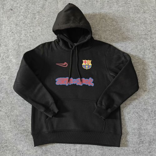 Travis Scott x Nike x FC Barcelona Spray Logo Hoodie 25/26