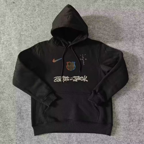 Travis Scott x Nike x FC Barcelona Spray Logo Hoodie 25/26